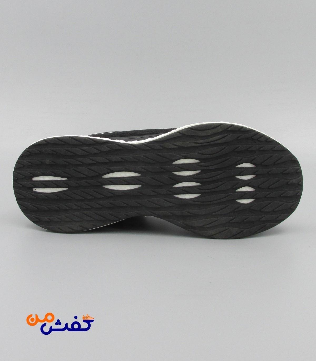 کفش اسپرت مردانه رویا مدل اپل رنگ مشکی سفید کد 1416