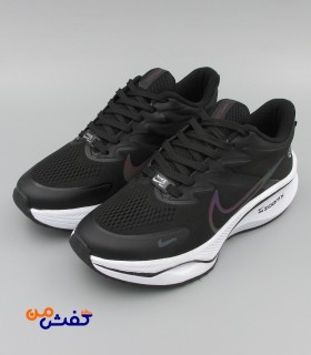 کفش اسپرت ای بی سی مدل نایکی لبخند رنگ مشکی سفید کد 1417