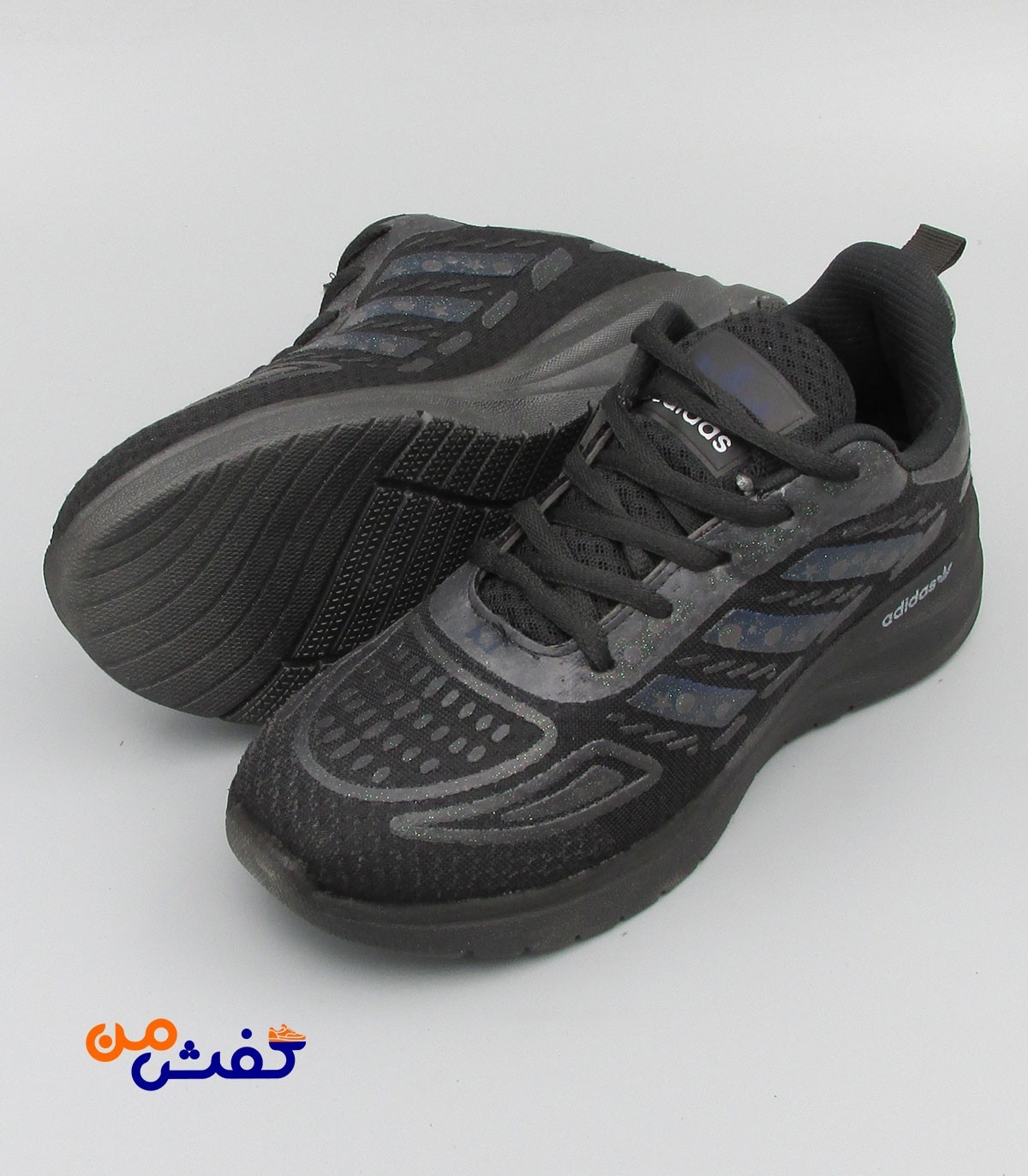 کفش اسپرت کوهتاز مدل آدیداس رنگ مشکی کد 1424