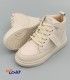 کفش روزمره بچگانه های مد مدل زئوس ساقدار رنگ کرم کد 1431