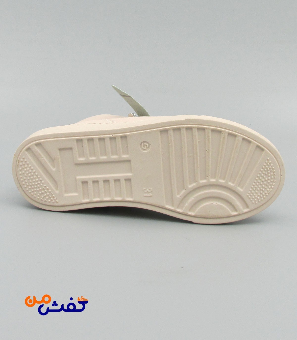 کفش روزمره بچگانه های مد مدل زئوس ساقدار رنگ کرم کد 1431