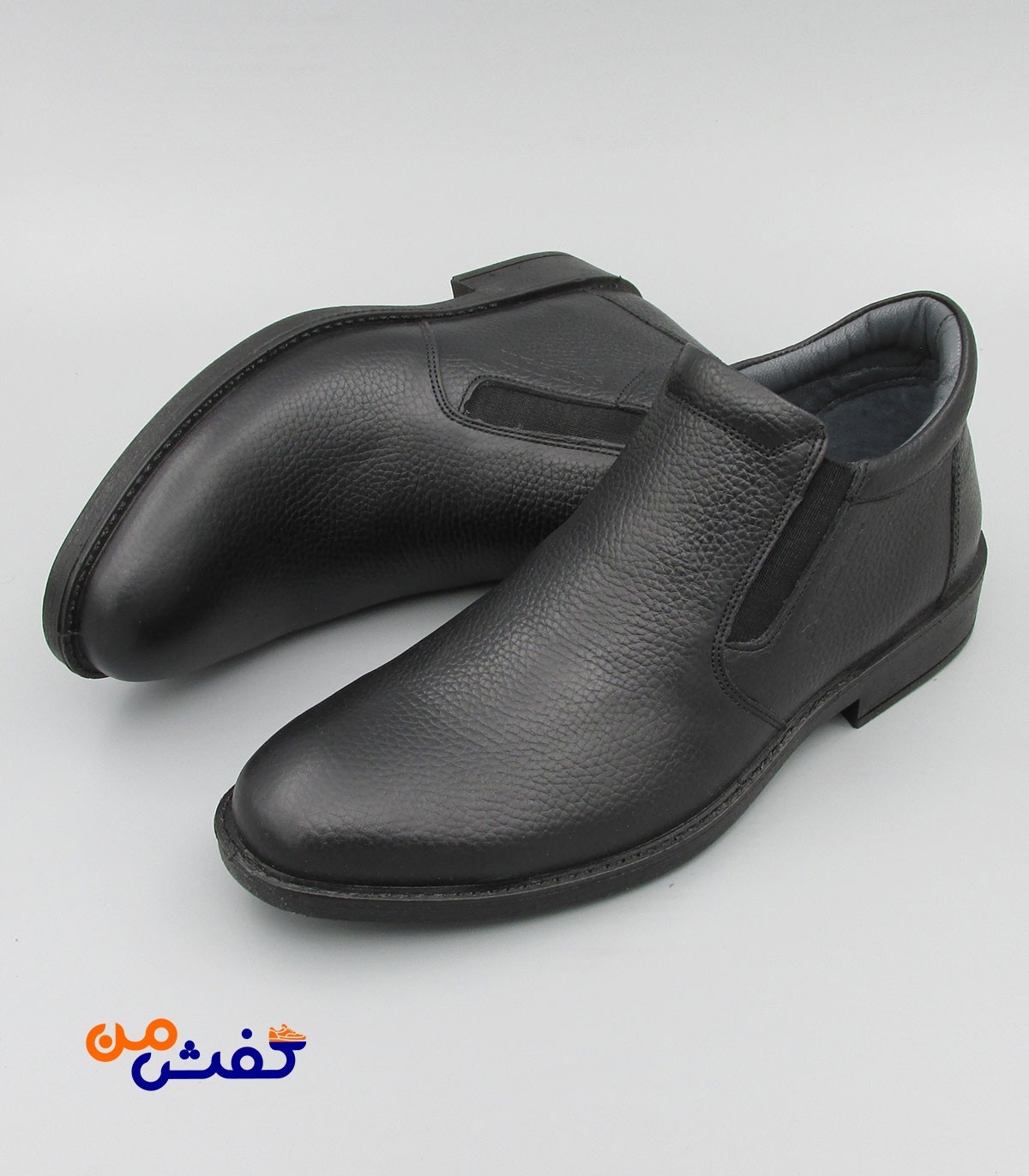 کفش نیم بوت مردانه صمصام مدل S20 رنگ مشکی کد 1438