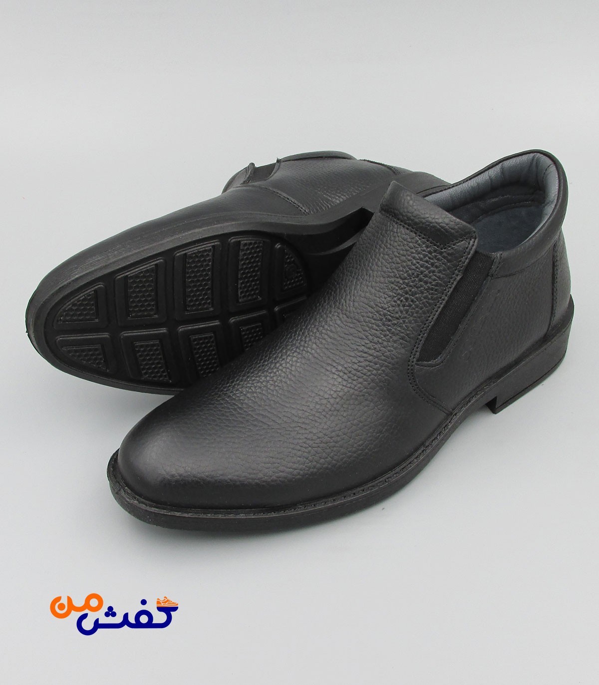 کفش نیم بوت مردانه صمصام مدل S20 رنگ مشکی کد 1438