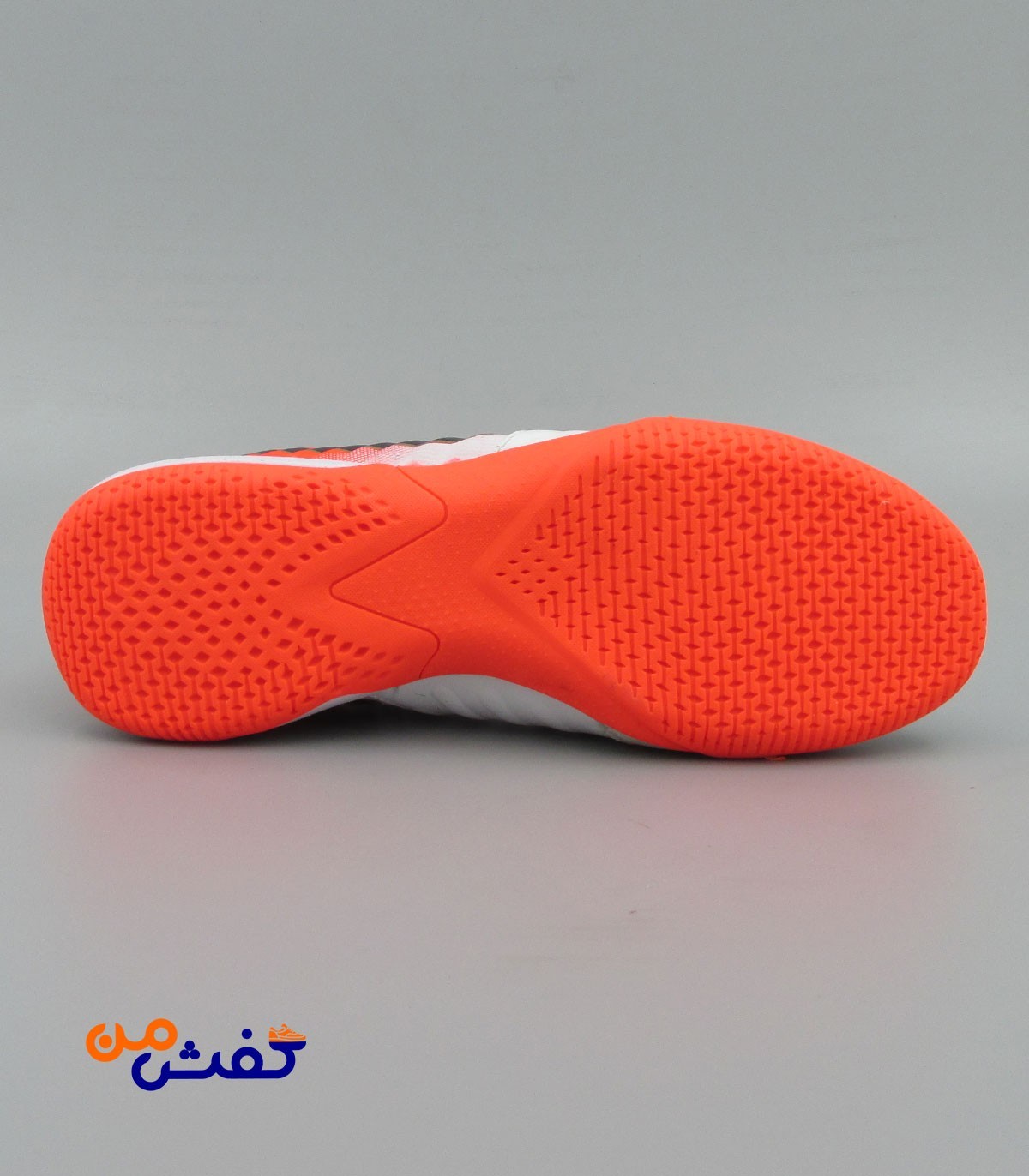 کفش سالنی یاس مدل نایکی تمپو ایکس سفید نارنجی کد 1441
