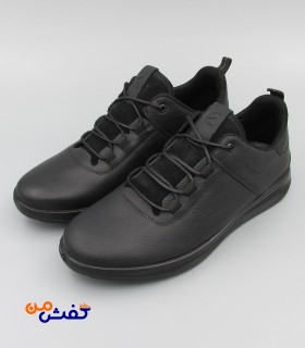 کفش روزمره مردانه فرزین مدل اکو بندی سافتی رنگ مشکی کد 1444