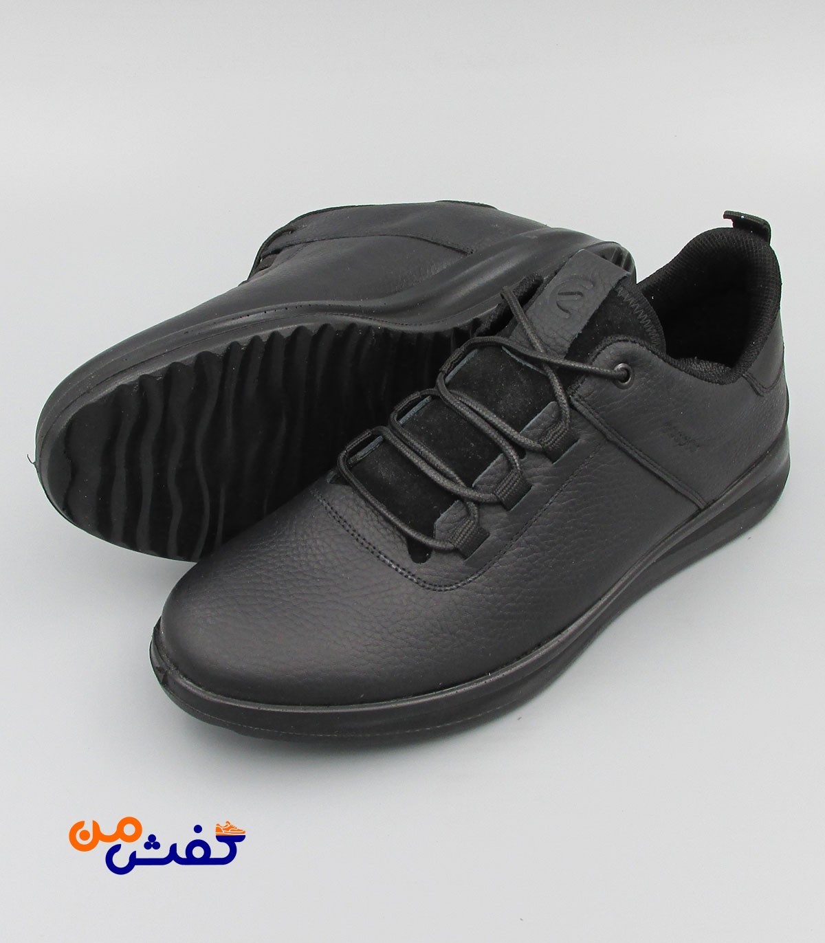 کفش روزمره مردانه فرزین مدل اکو بندی سافتی رنگ مشکی کد 1444
