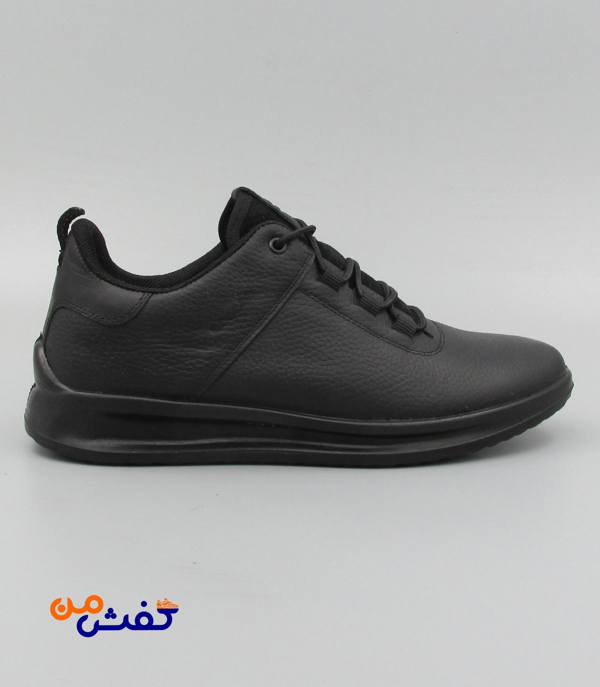 کفش روزمره مردانه فرزین مدل اکو بندی سافتی رنگ مشکی کد 1444