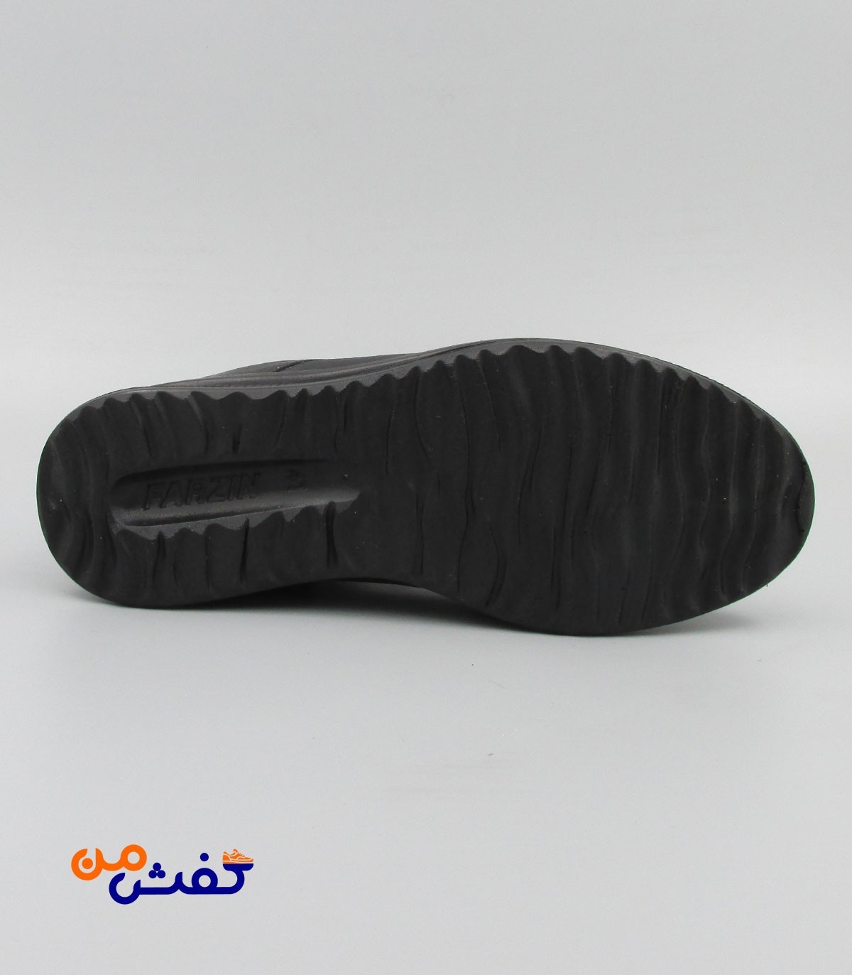 کفش روزمره مردانه فرزین مدل اکو بندی سافتی رنگ مشکی کد 1444