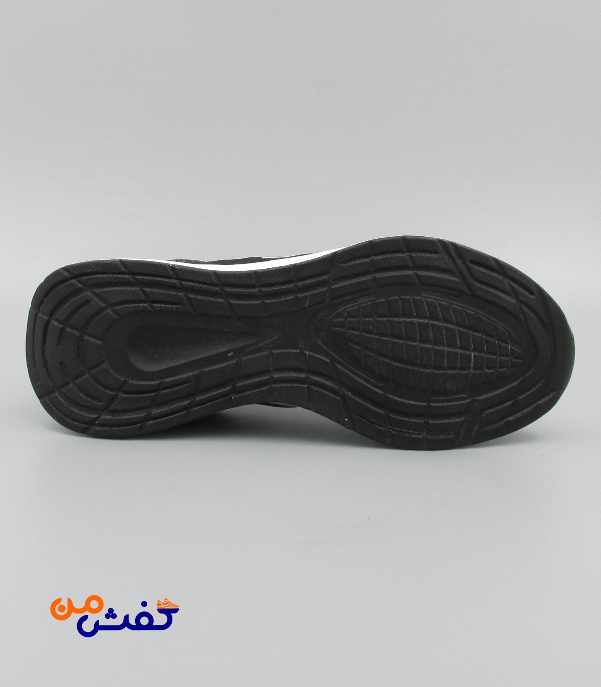 کفش اسپرت مردانه اهورا مدل آدیداس بوست رنگ مشکی سفید کد 1445