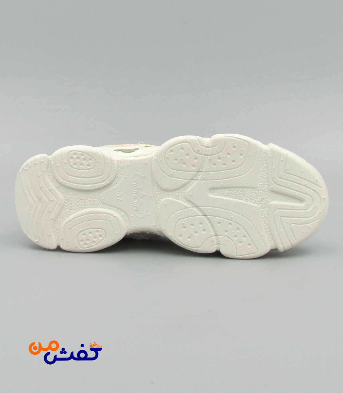 کفش اسپرت چرم تام مدل نیوبالانس رنگ کرم سبز کد 1459