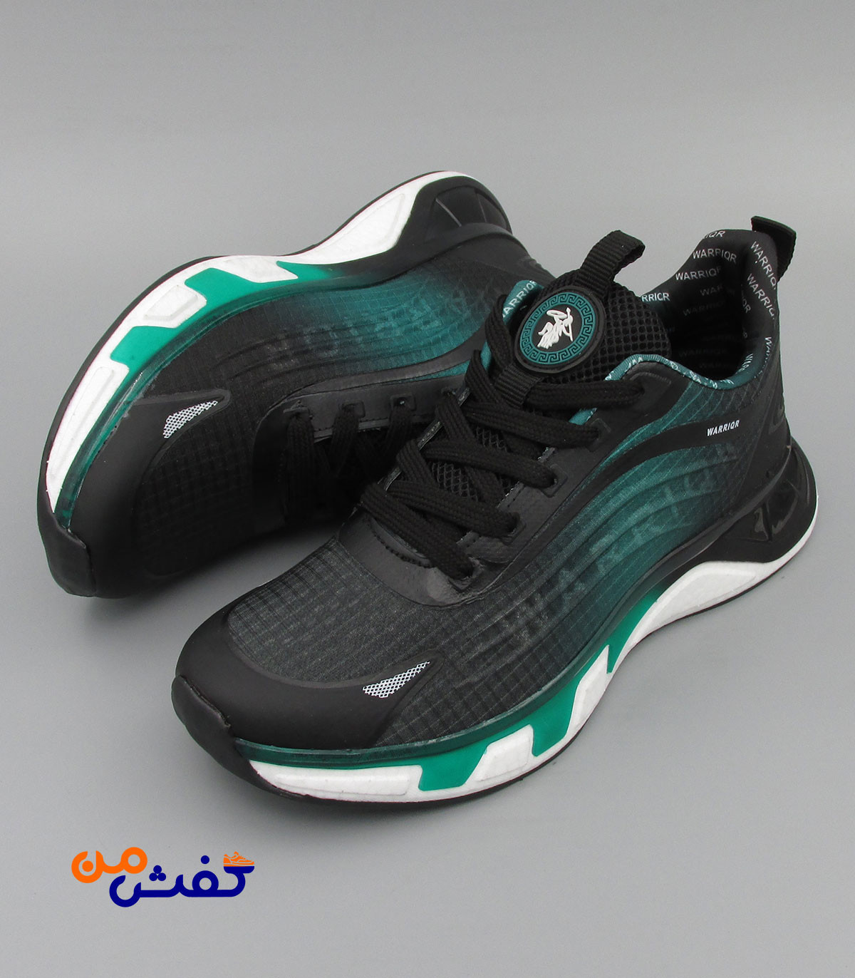 کفش اسپرت مردانه پدیده مدل WARRIQR رنگ مشکی سبز کد 1463
