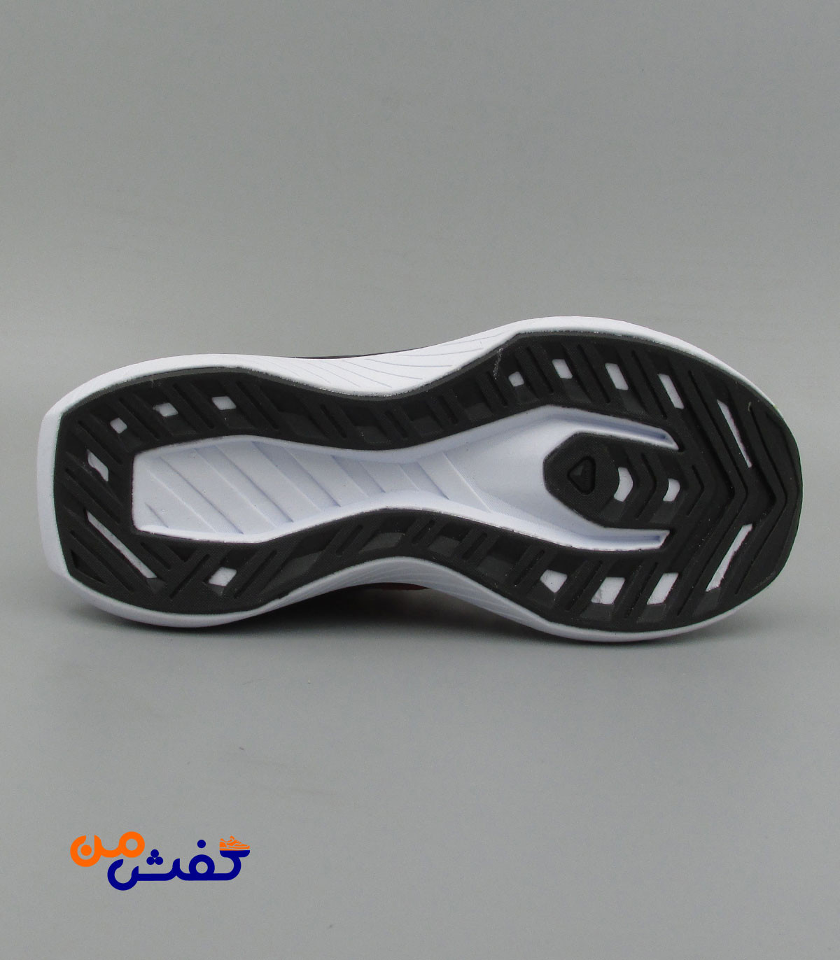 کفش اسپرت مردانه سمند مدل سالامون رنگ سفید نارنجی کد 1465