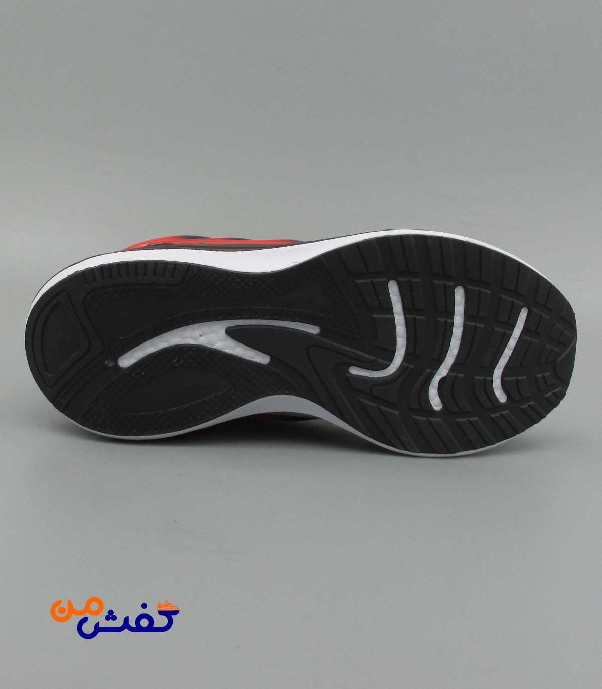 کفش اسپرت مردانه سمند مدل فالکون رنگ سفید نارنجی کد 1466