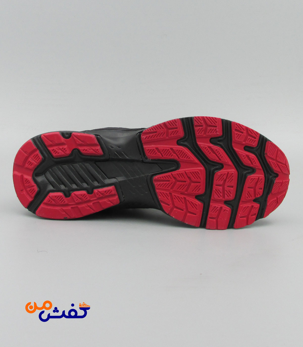 کفش اسپرت مردانه پدیده مدل اسیکس رنگ مشکی قرمز کد 1288