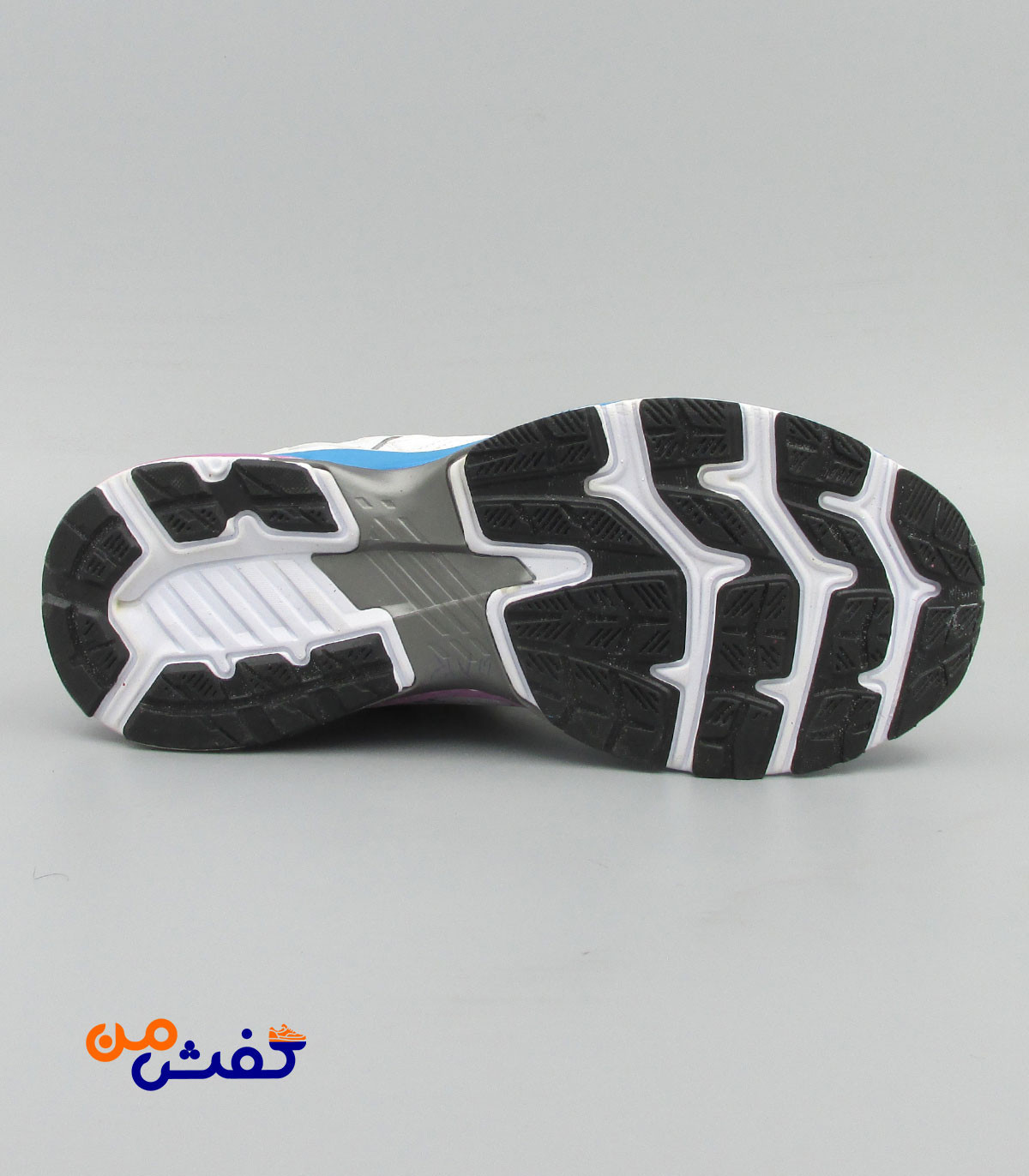 کفش اسپرت مردانه پدیده مدل اسیکس رنگ سفید آبی کد 1478