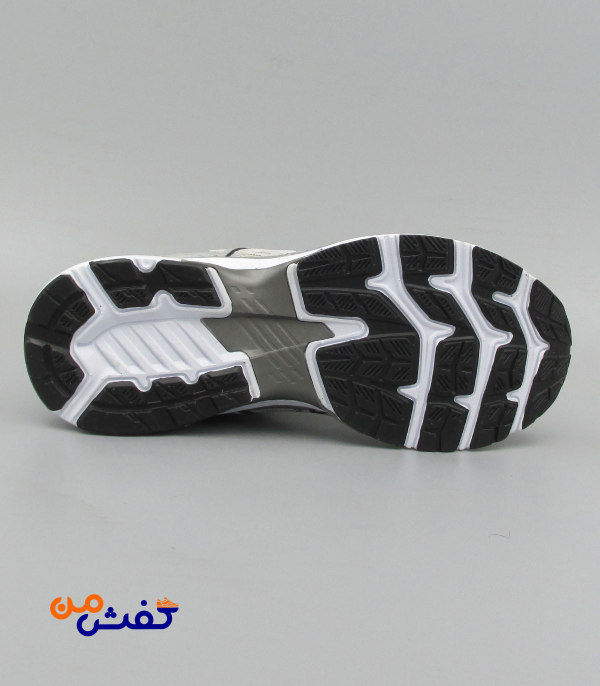 کفش اسپرت مردانه پدیده مدل اسیکس رنگ طوسی مشکی کد 1479