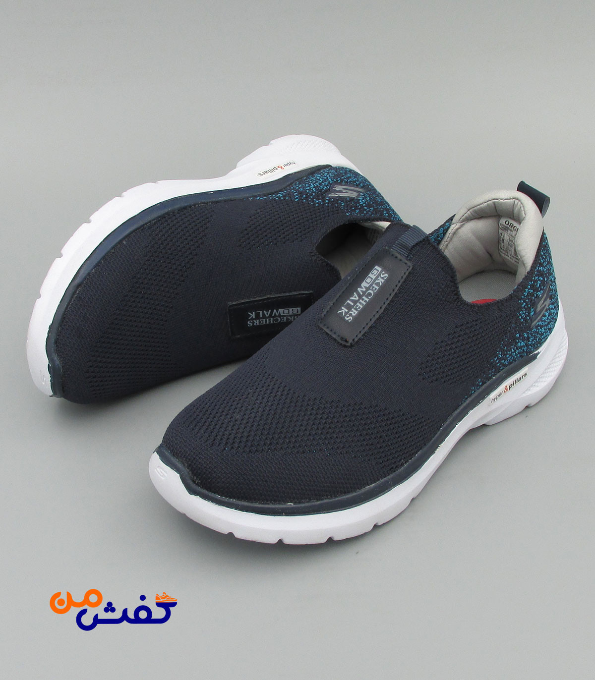 کفش پیاده روی ست آرام مدل اسکیچرز رنگ سرمه ای کد 1359