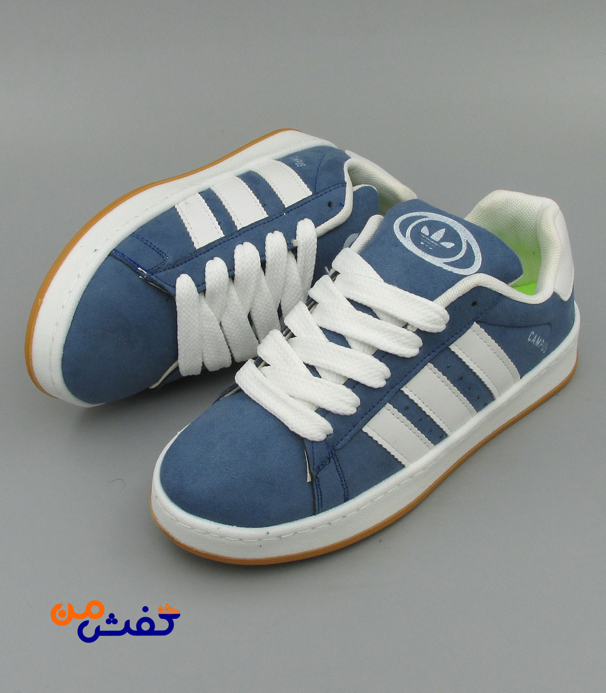 کفش اسپرت مهدی مدل کامپوس رنگ آبی سفید کد 1488