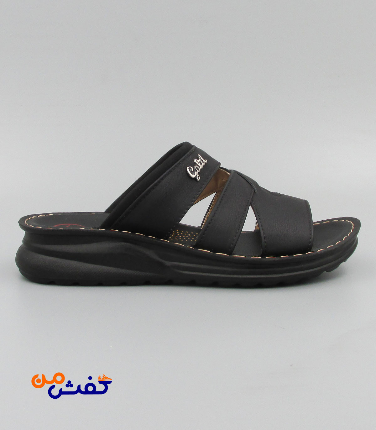 صندل طبی مردانه آیسانا مدل 4054 رنگ مشکی کد 1496