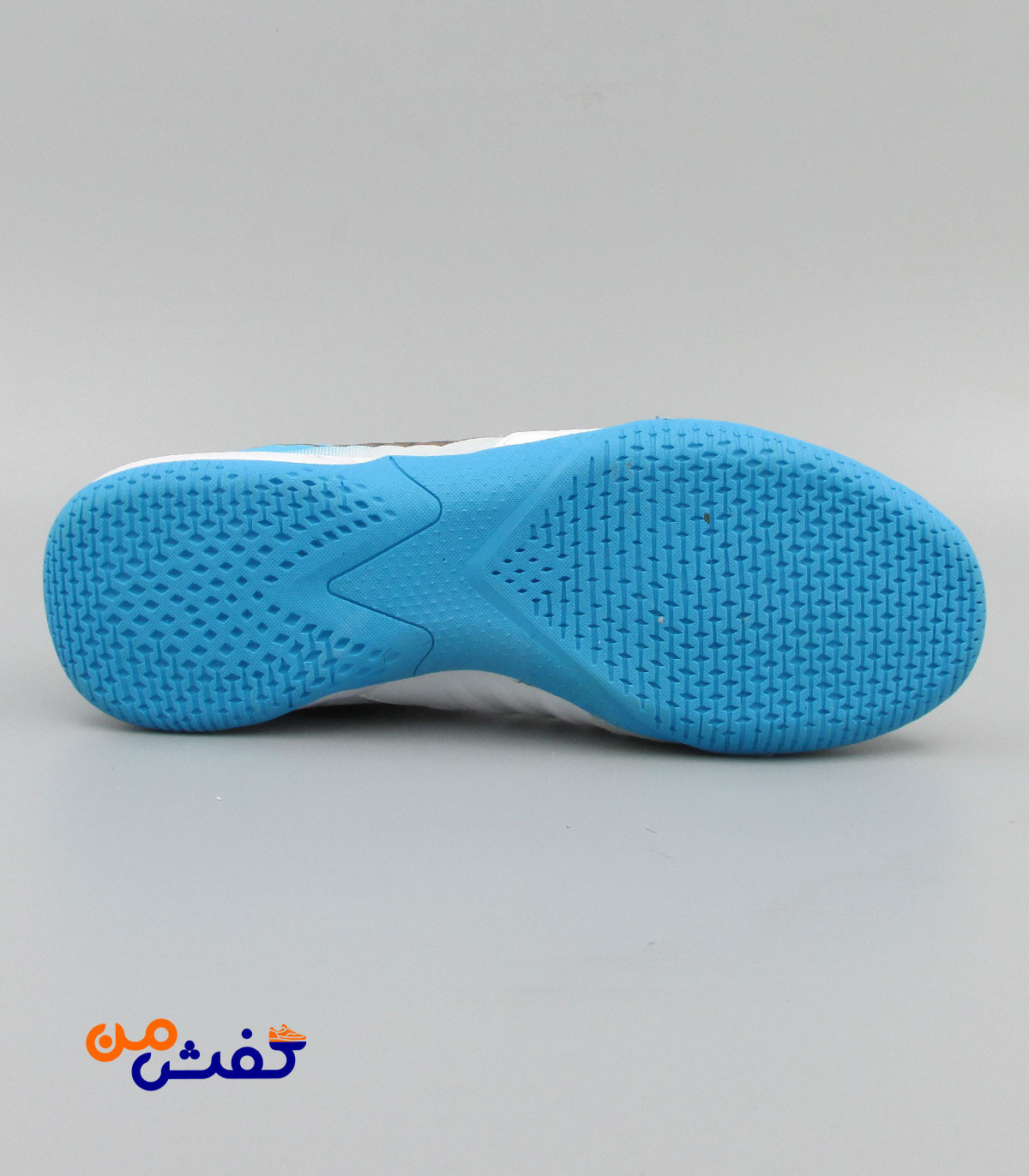 کفش سالنی یاس مدل نایکی تمپو ایکس رنگ سفید آبی کد 1498