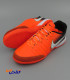 کفش سالنی یاس مدل نایکی تمپو ایکس رنگ نارنجی مشکی کد 1497