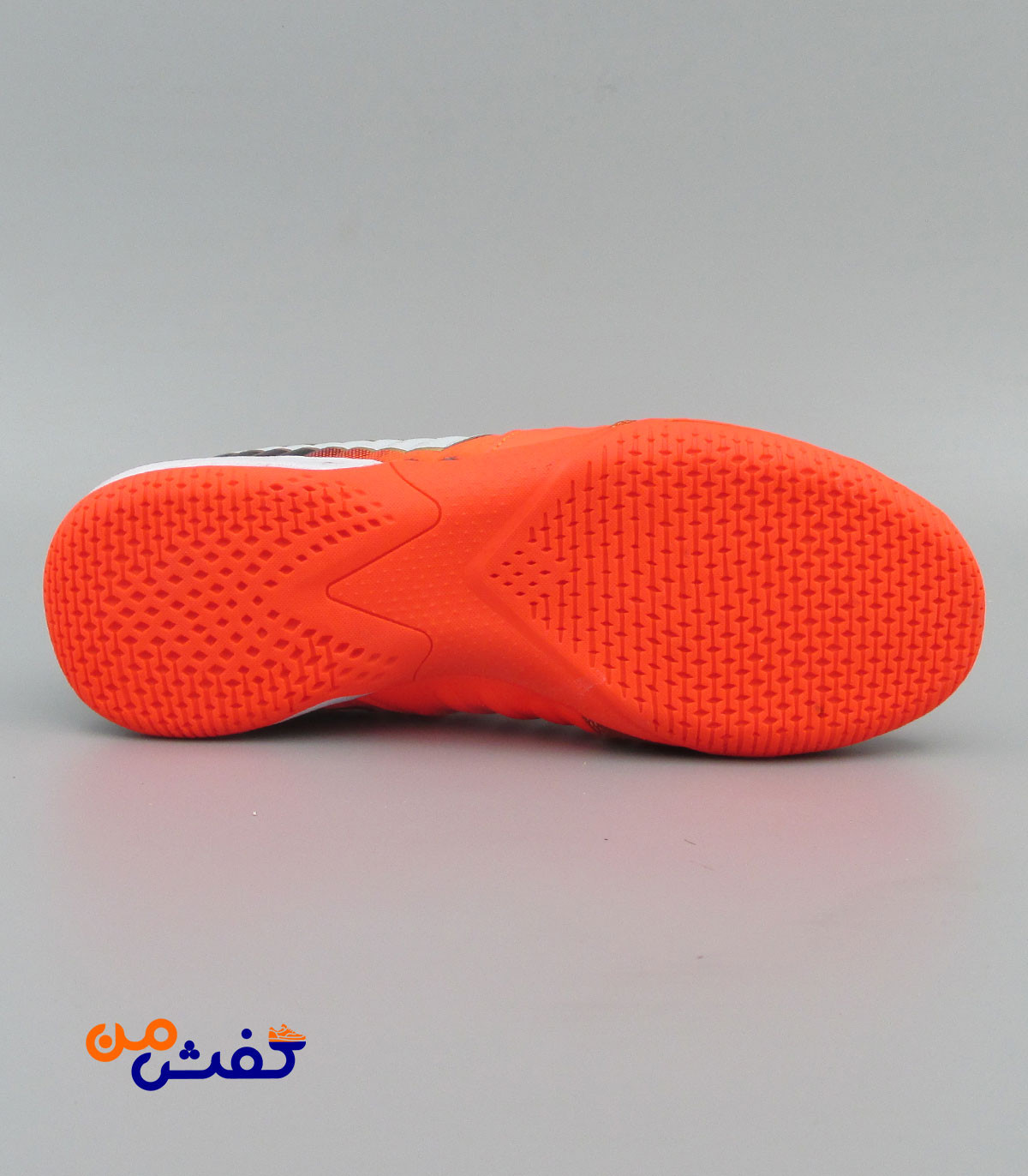 کفش سالنی یاس مدل نایکی تمپو ایکس رنگ نارنجی مشکی کد 1497