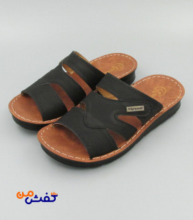 صندل طبی مردانه آیسانا مدل 4013 رنگ مشکی کد 1501