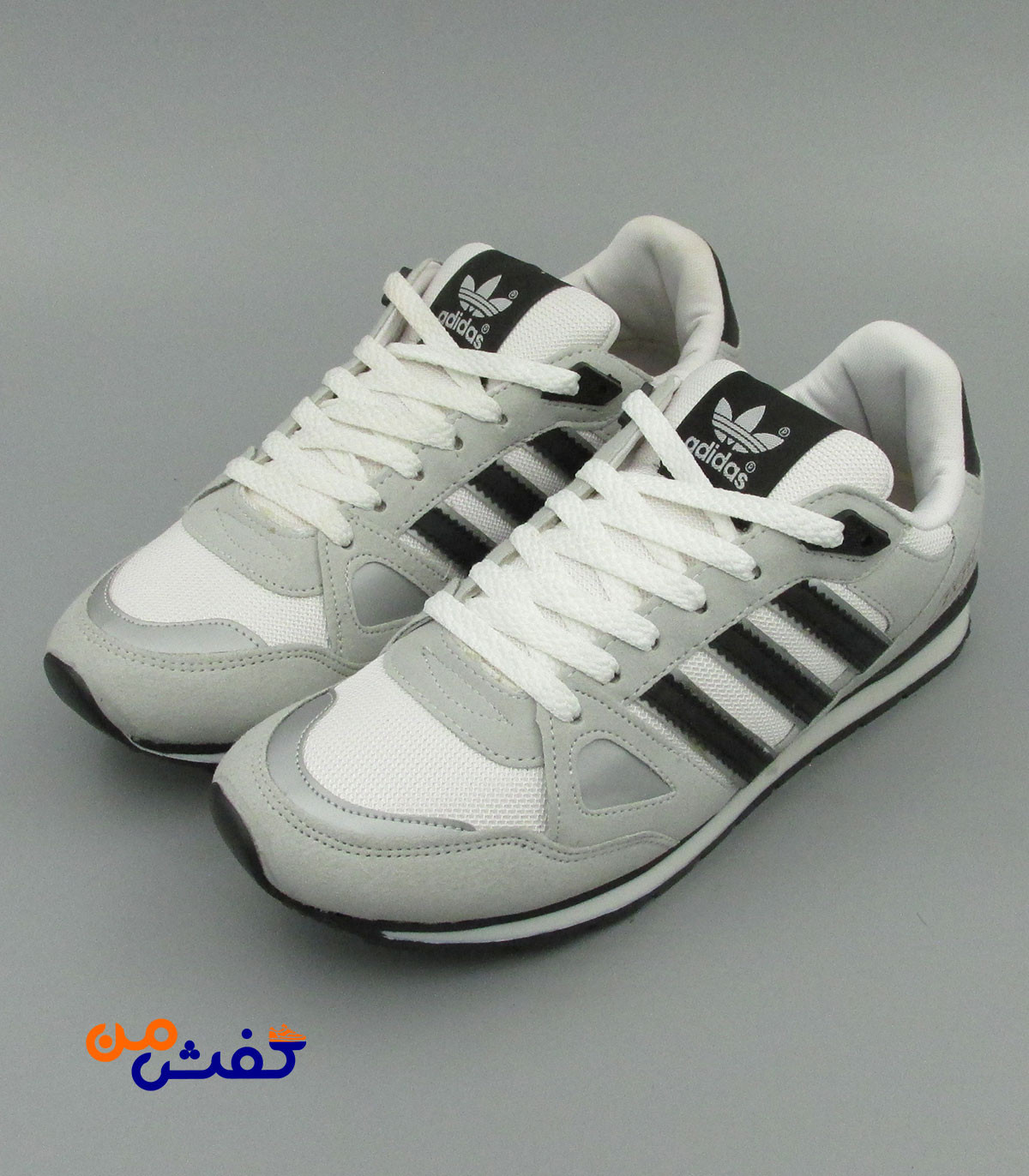 کفش اسپرت مردانه نیوپارسیان مدل ZX750 رنگ طوسی مشکی کد 1356