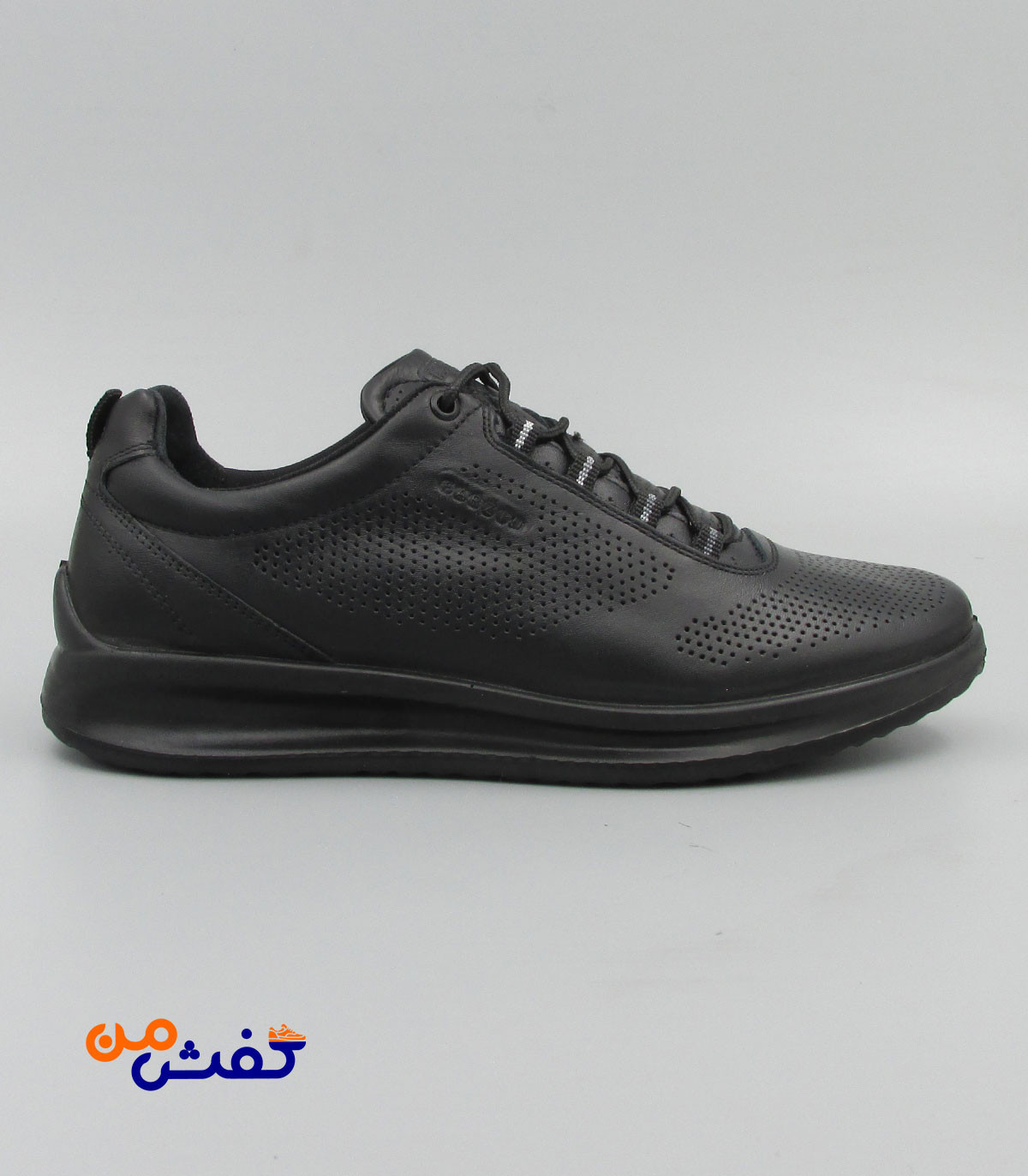 کفش روزمره مردانه فرزین مدل اکو بایوم بندی رنگ مشکی کد 1515