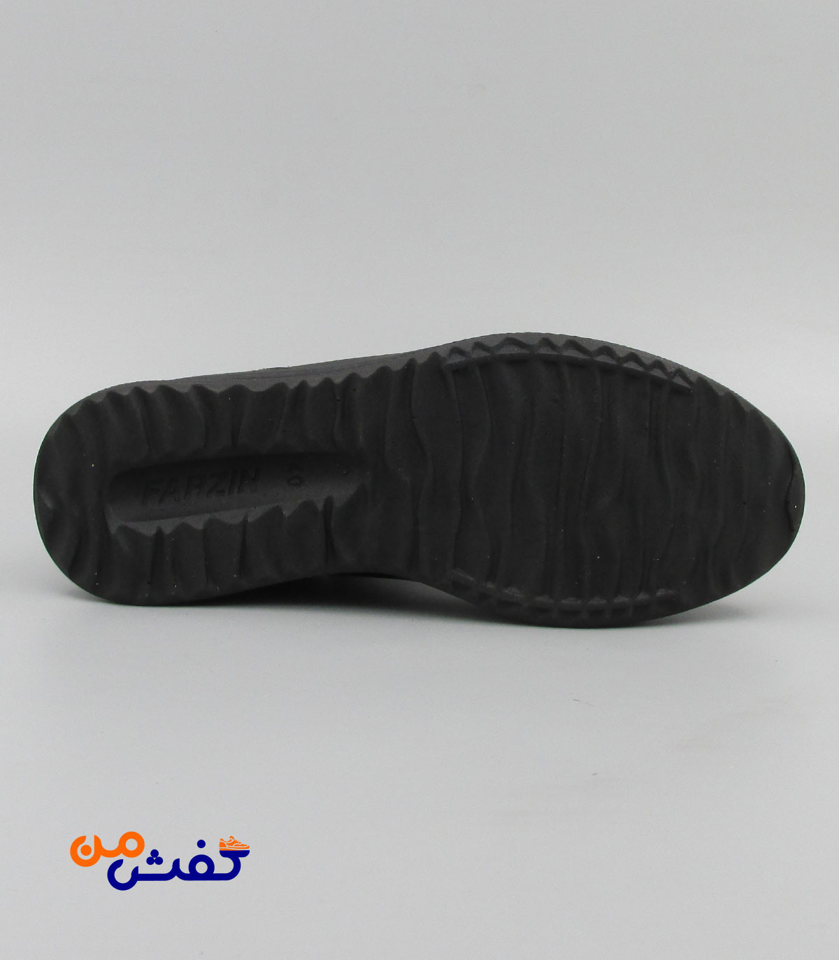 کفش روزمره مردانه فرزین مدل پورتو بندی رنگ مشکی کد 1520