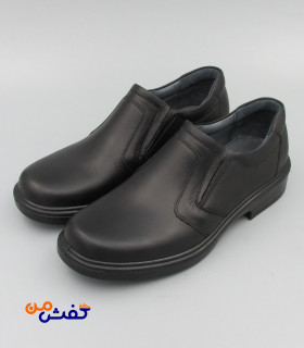 کفش رسمی فرزین مدل ستادی کشی رنگ مشکی کد 1521