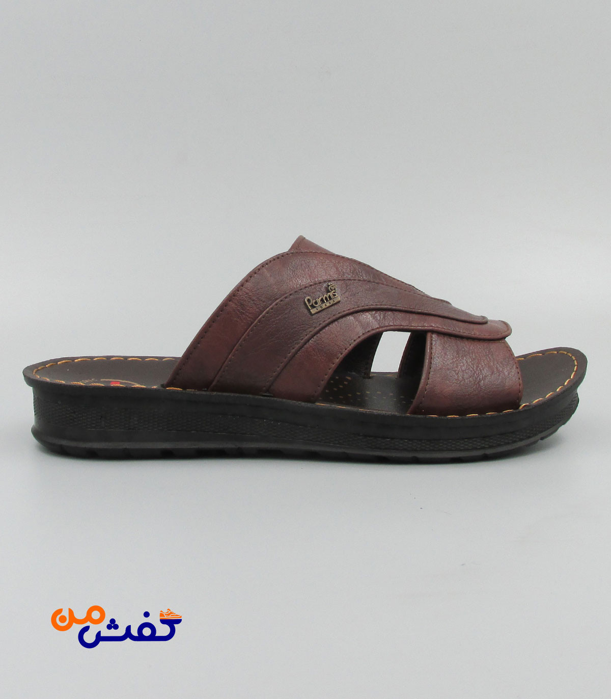صندل طبی مردانه پارمیس مدل 1156 رنگ قهوه ای کد 1523