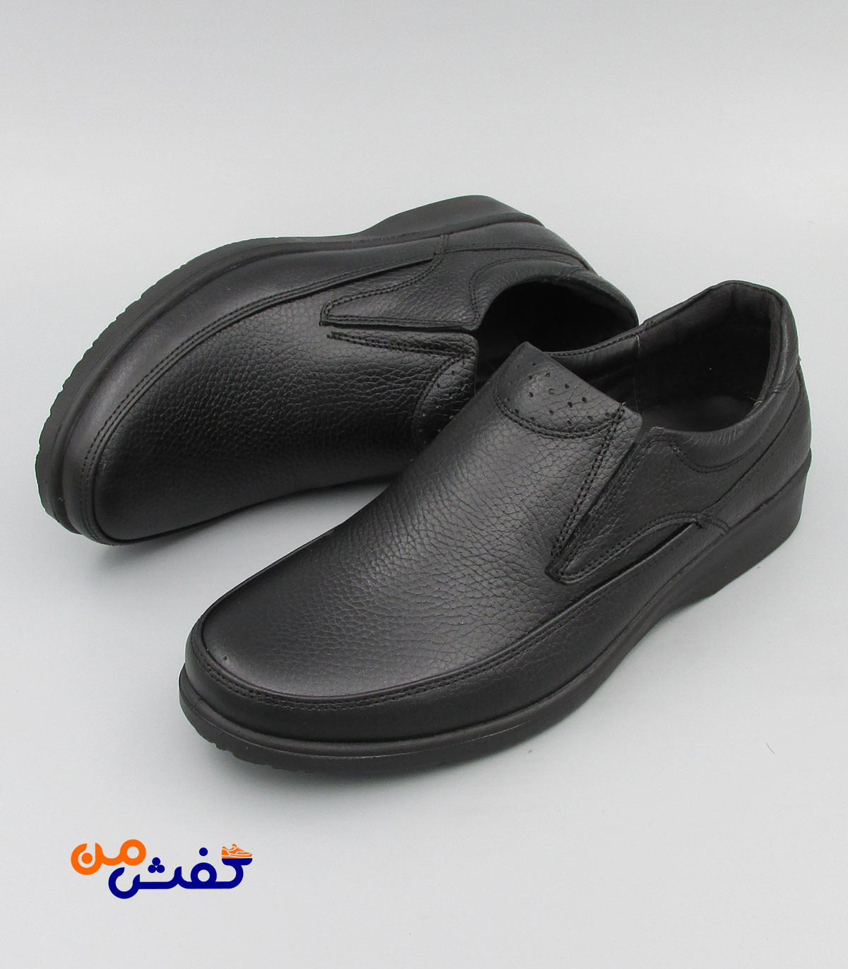 کفش رسمی مردانه آذر مهر مدل پدرام رنگ مشکی کد 1526