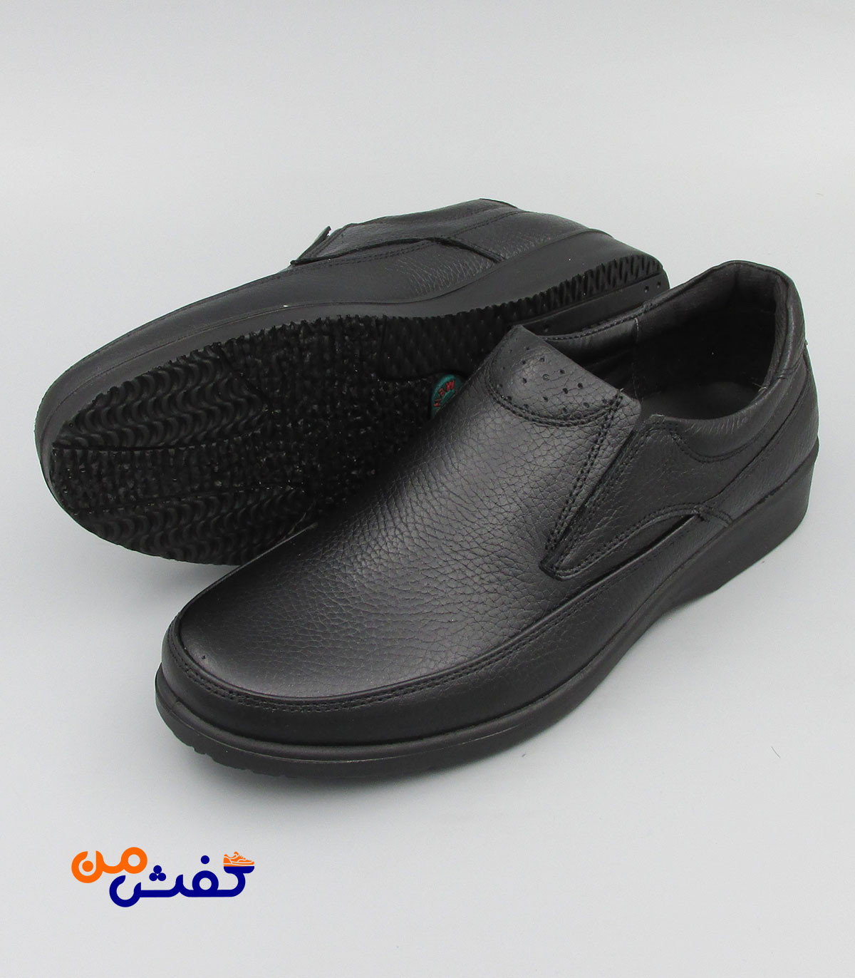 کفش رسمی مردانه آذر مهر مدل پدرام رنگ مشکی کد 1526