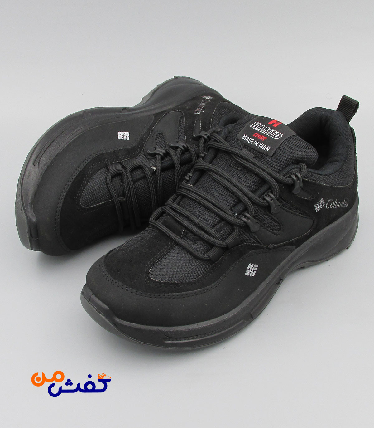 بررسی، قیمت و خرید کفش اسپرت مردانه حمید اسپرت مدل کلمبیا رنگ مشکی کد 1370
