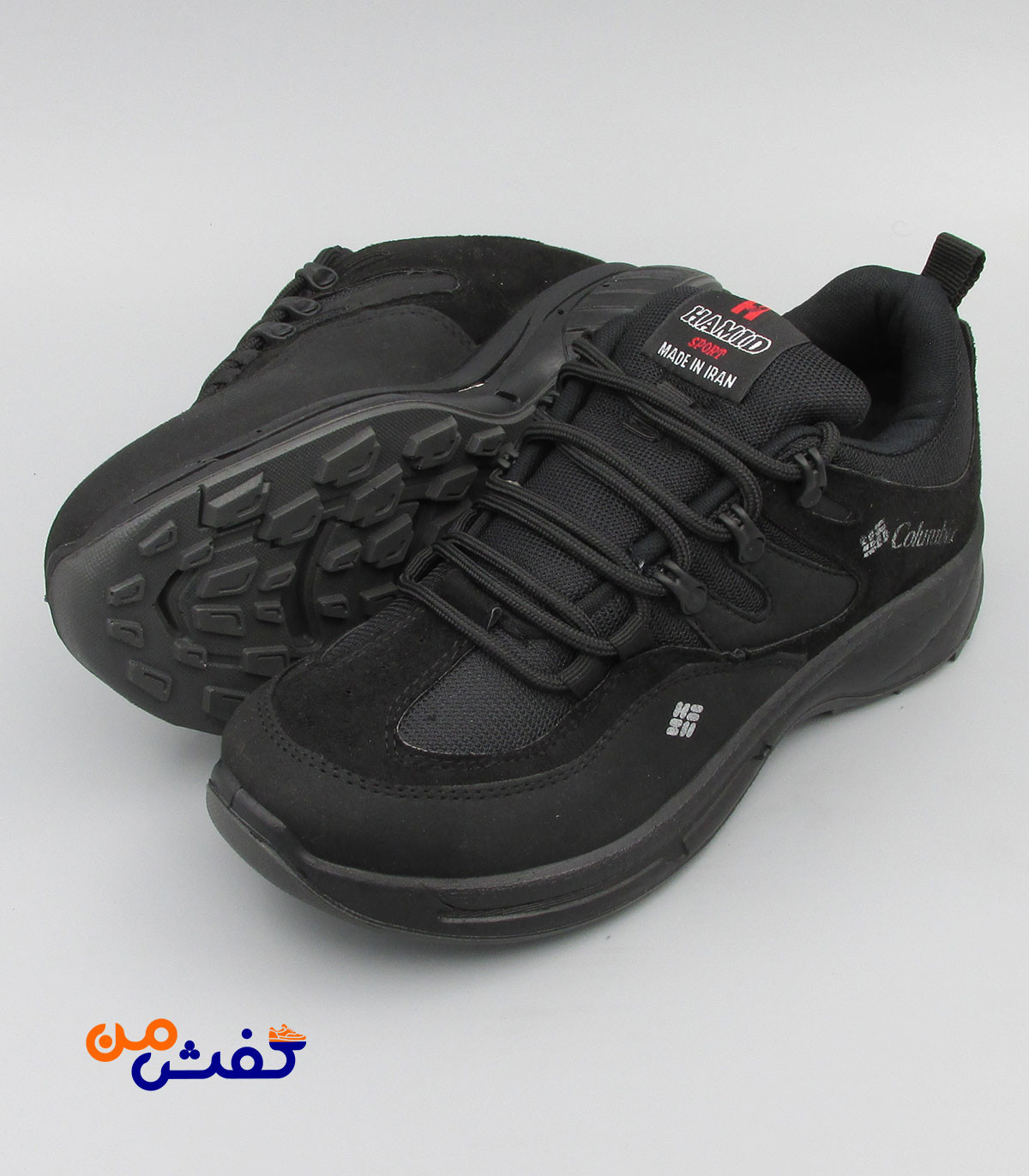 بررسی، قیمت و خرید کفش اسپرت مردانه حمید اسپرت مدل کلمبیا رنگ مشکی کد 1370
