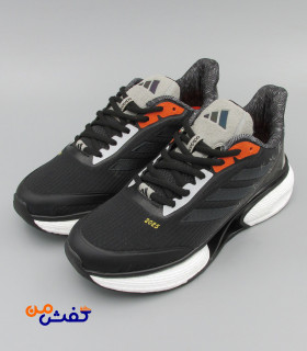 کفش اسپرت مردانه ایکس ال مدل آدیداس هاوایی رنگ مشکی طوسی کد 1557