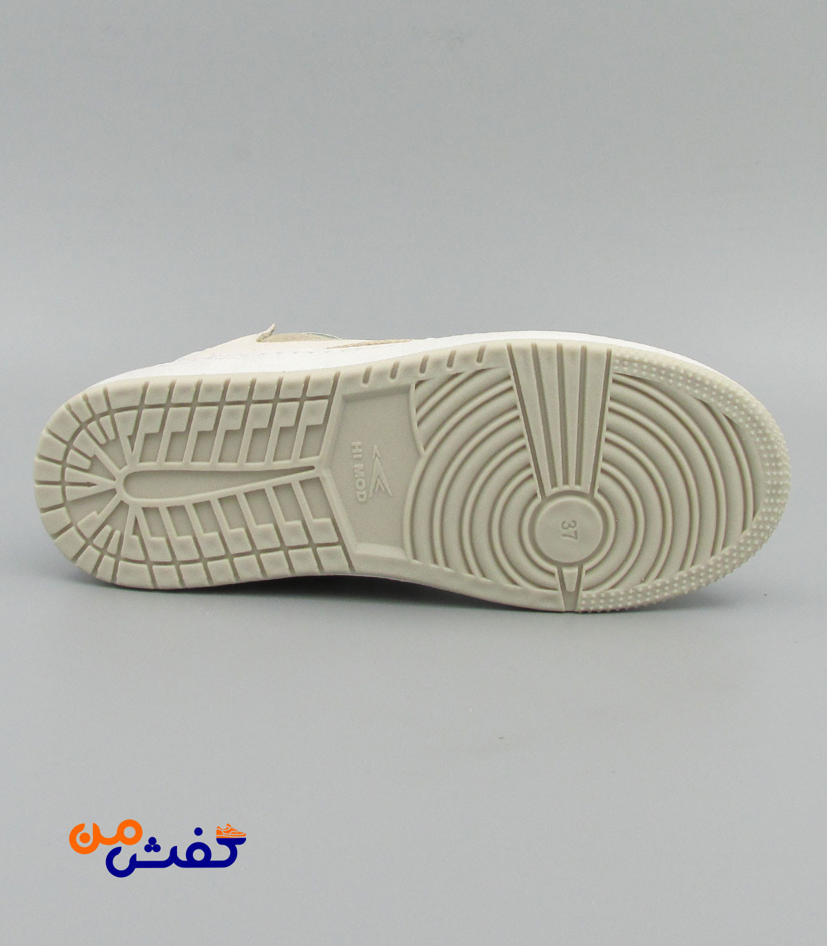 کفش روزمره های مد مدل نایکی تراویس رنگ سفید کرم کد 1564