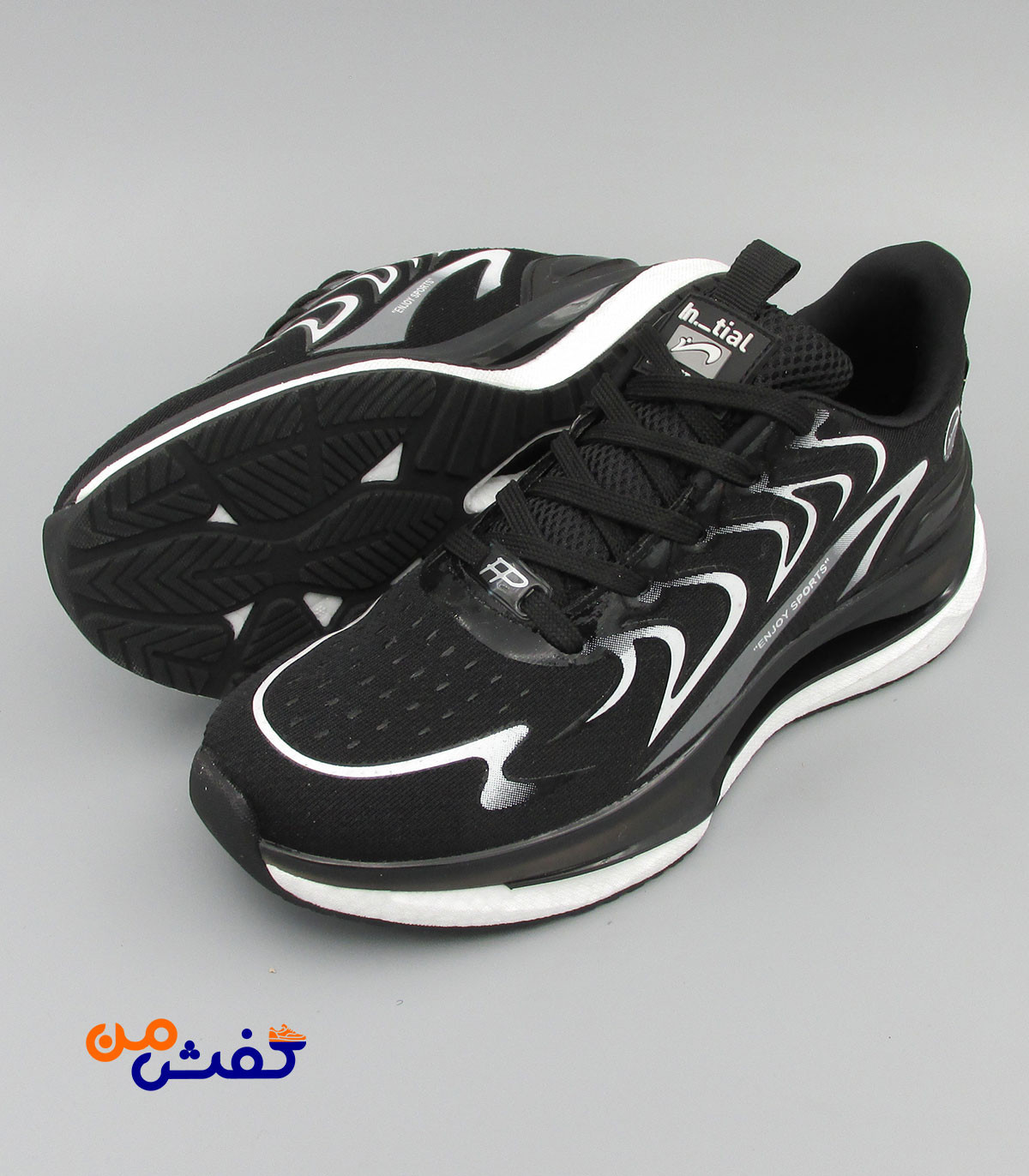 کفش اسپرت مردانه پدیده مدل ویکرز رنگ مشکی کد 1577