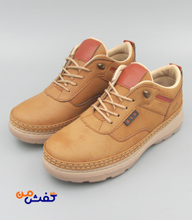 کفش روزمره مردانه عشاقی مدل فراز بندی رنگ کرم کد 1311