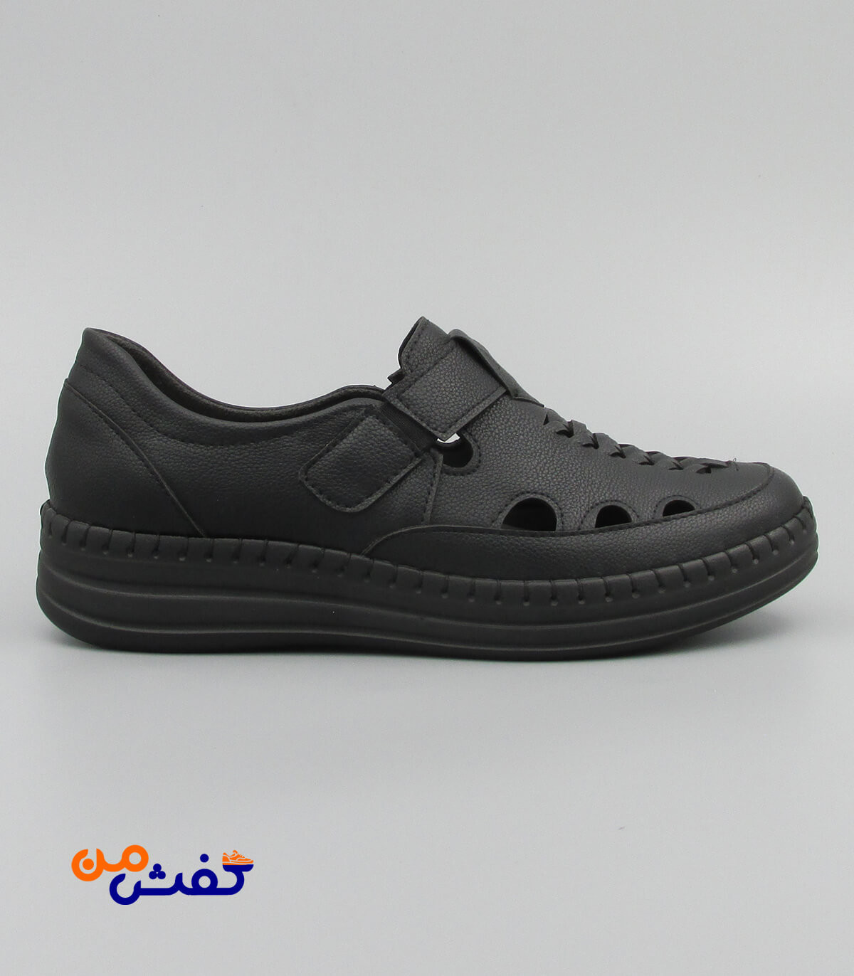 کفش طبی زنانه نیکان گام مدل جیران رنگ مشکی کد 1068