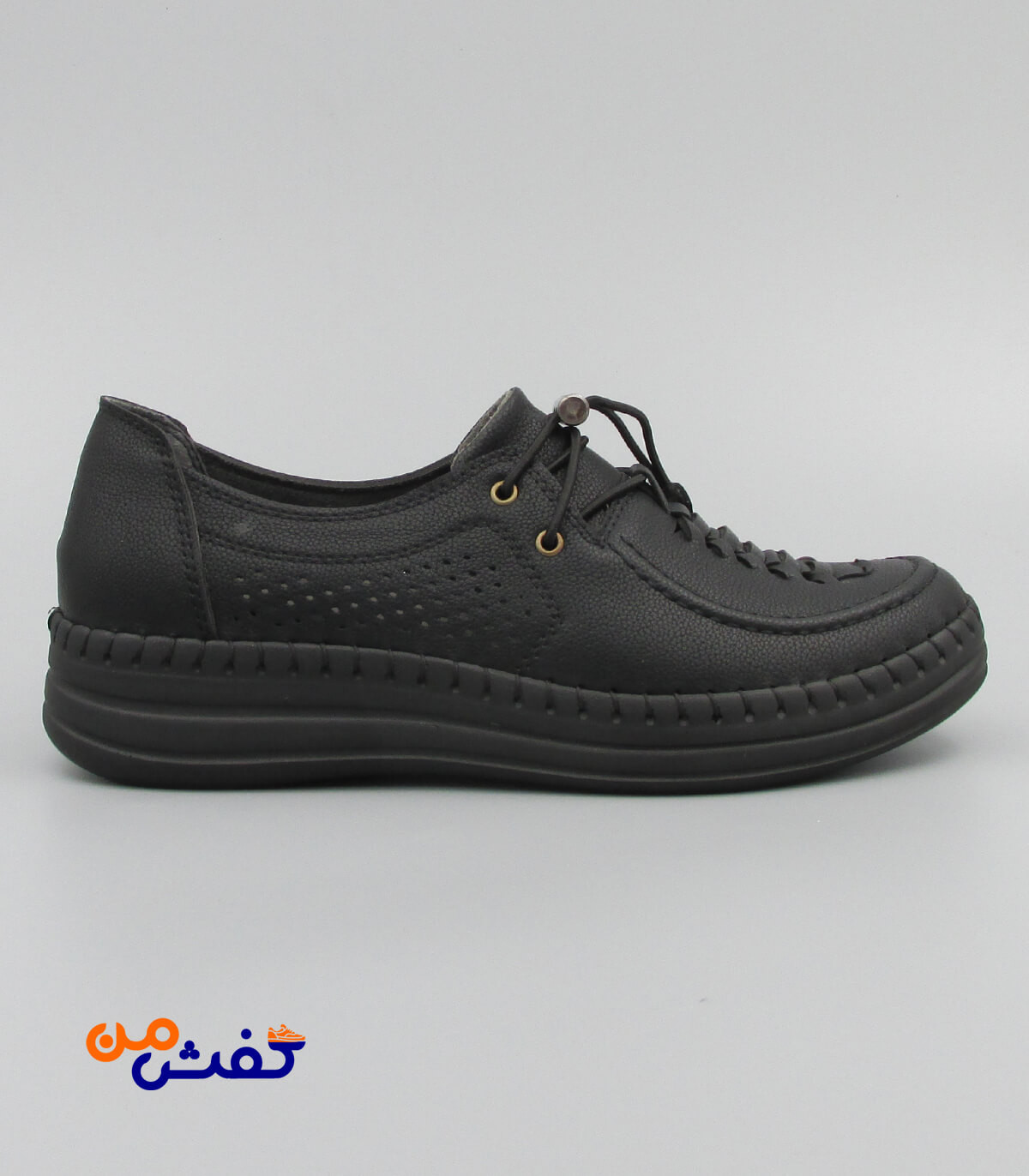 کفش طبی زنانه نیکان گام مدل غزل رنگ مشکی کد 1070