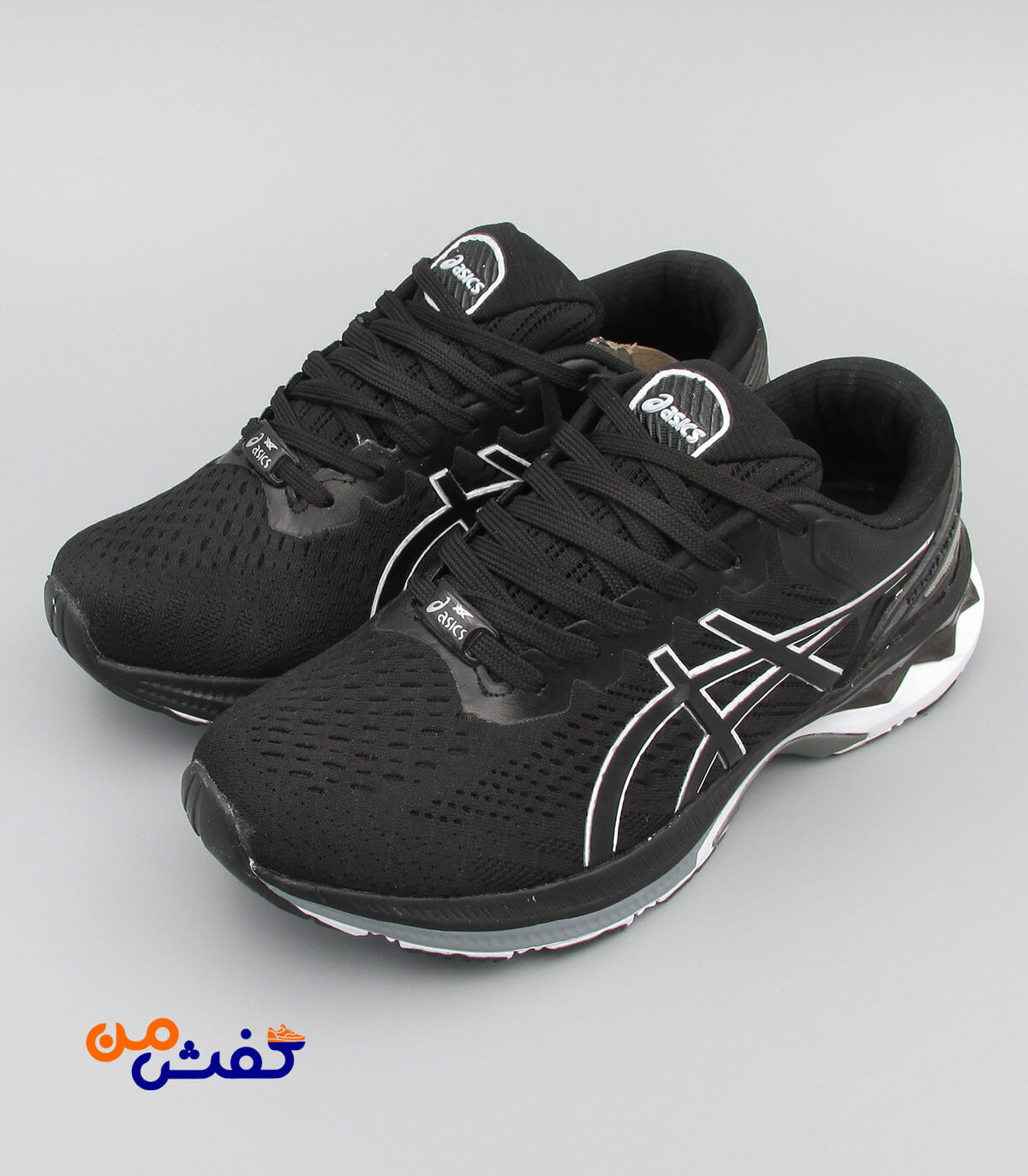 کفش اسپرت مردانه پدیده اسیکس رنگ مشکی سفید کد 1071