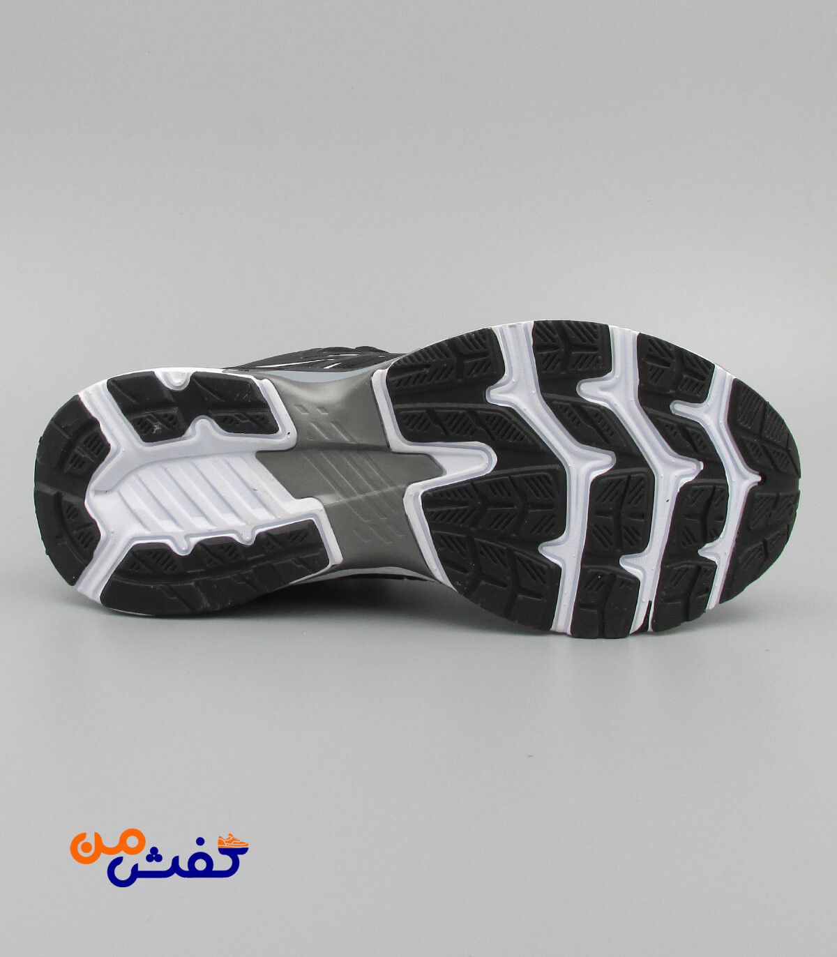 کفش اسپرت مردانه پدیده اسیکس رنگ مشکی سفید کد 1071