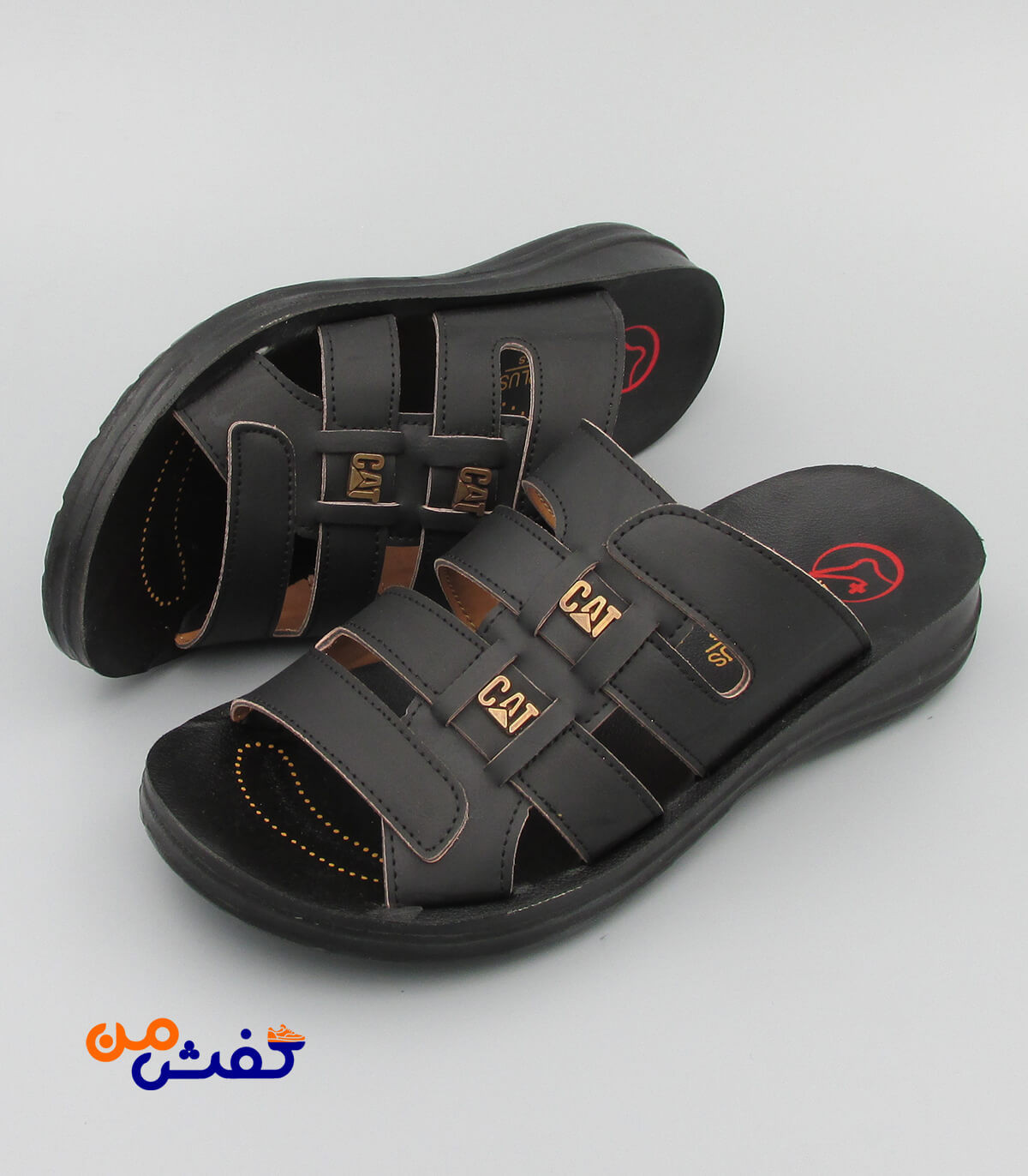 صندل طبی مردانه آیسانا مدل 4032 رنگ مشکی کد 1087