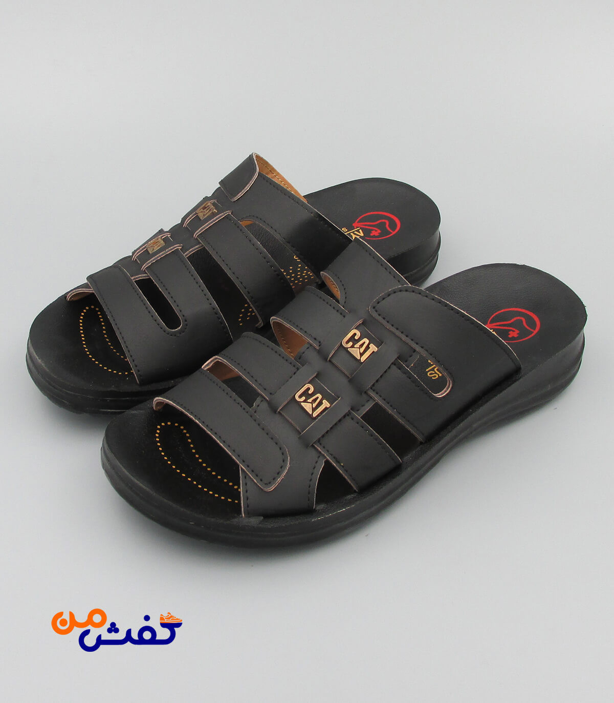 صندل طبی مردانه آیسانا مدل 4032 رنگ مشکی کد 1087