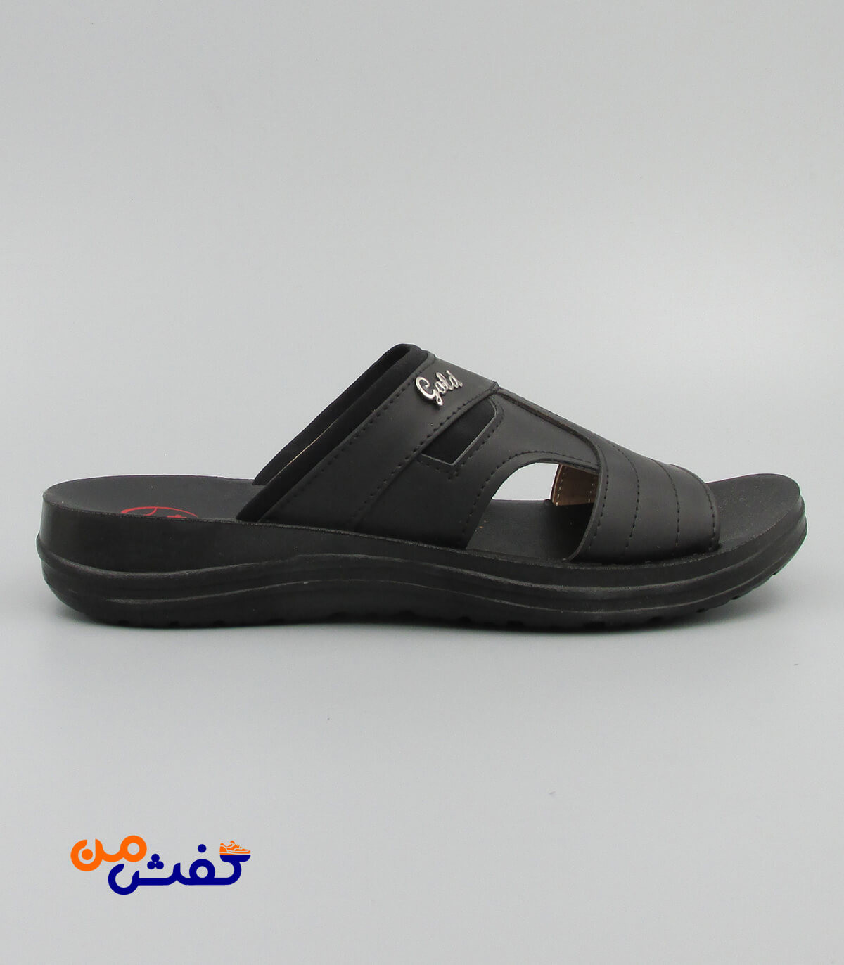 صندل طبی مردانه آیسانا مدل 4034 رنگ مشکی کد 1093