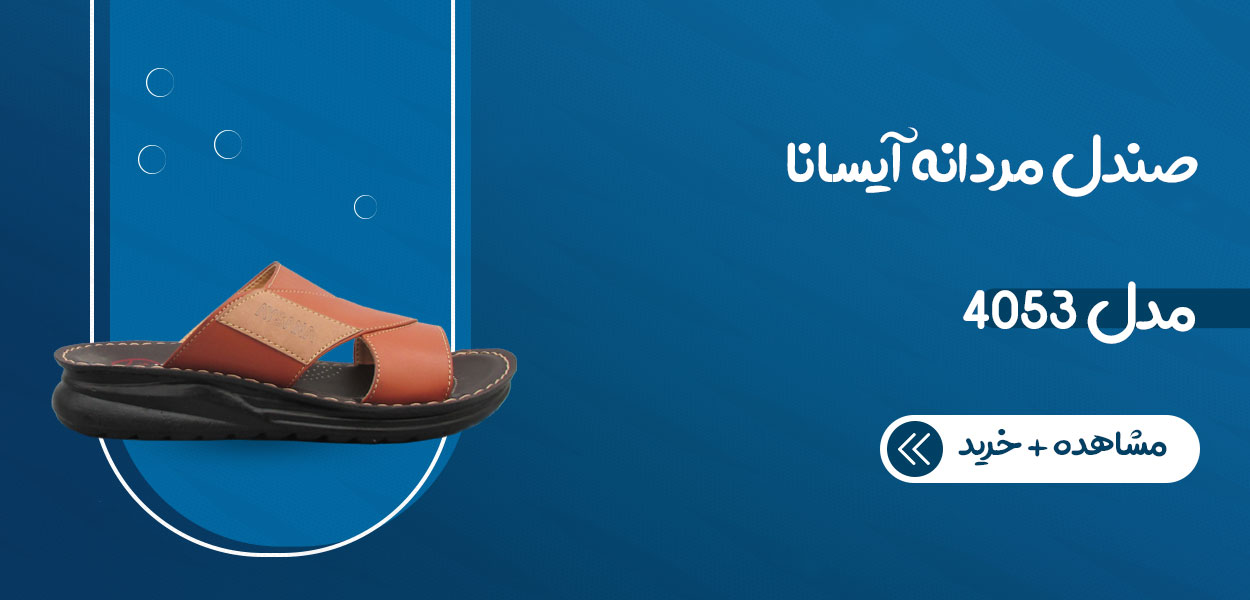 صندل طبی مردانه آیسانا مدل 4053